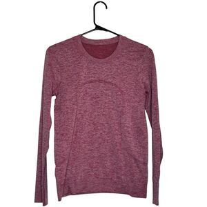 Lululemon Women’s Swiftly Tech Relaxed Long Sleeve Shirt Sz. 4 Pomegranate Pink